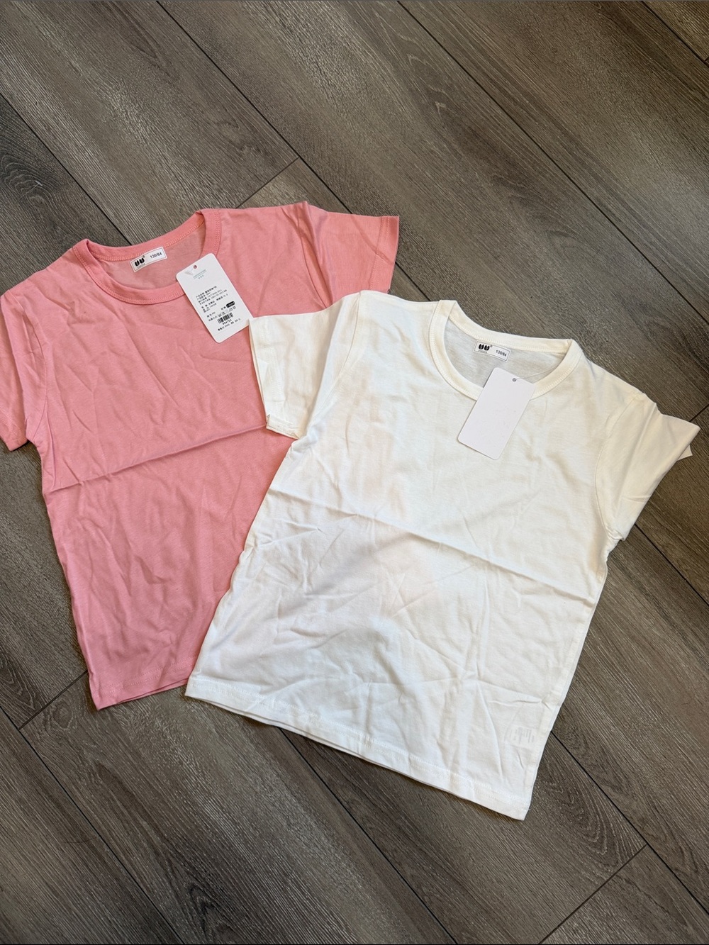 Everyday Girls Short Sleeve Tee - Pink & White Duo